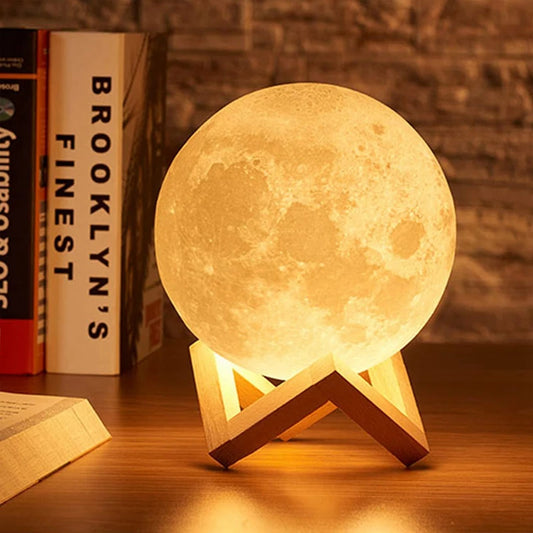 Lampe Lune LED 3D – Veilleuse Galaxy Décorative pour Chambre & Cadeaux Enfants