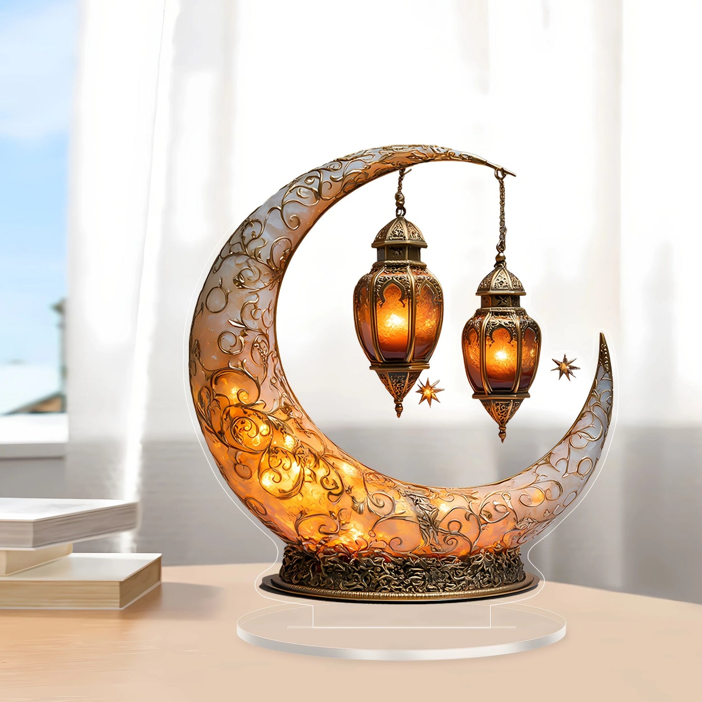 Lampe Lune Décorative 3D – Veilleuse Design pour Maison & Cadeau Idéal